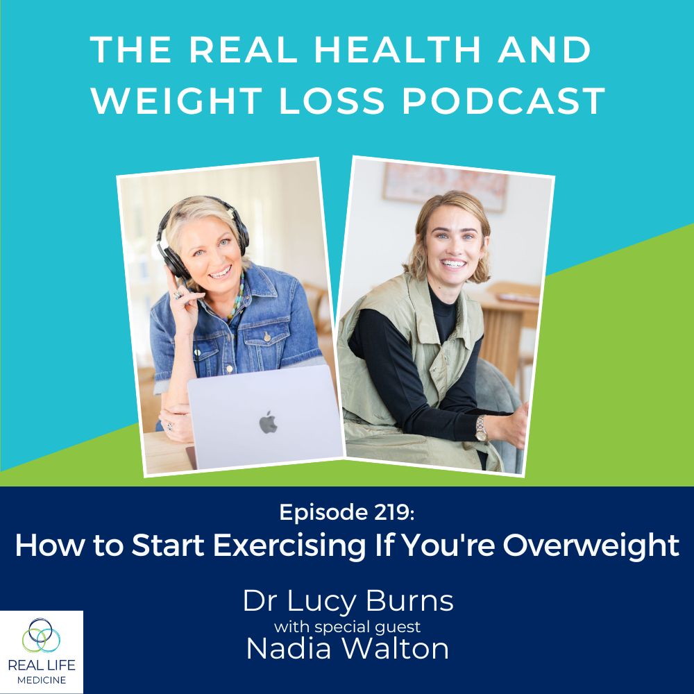 Nadia Walton is a guest on The Real Health and Weight Podcast with Dr Lucy Burns