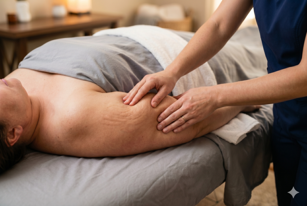 manual lymphatic drainage massage